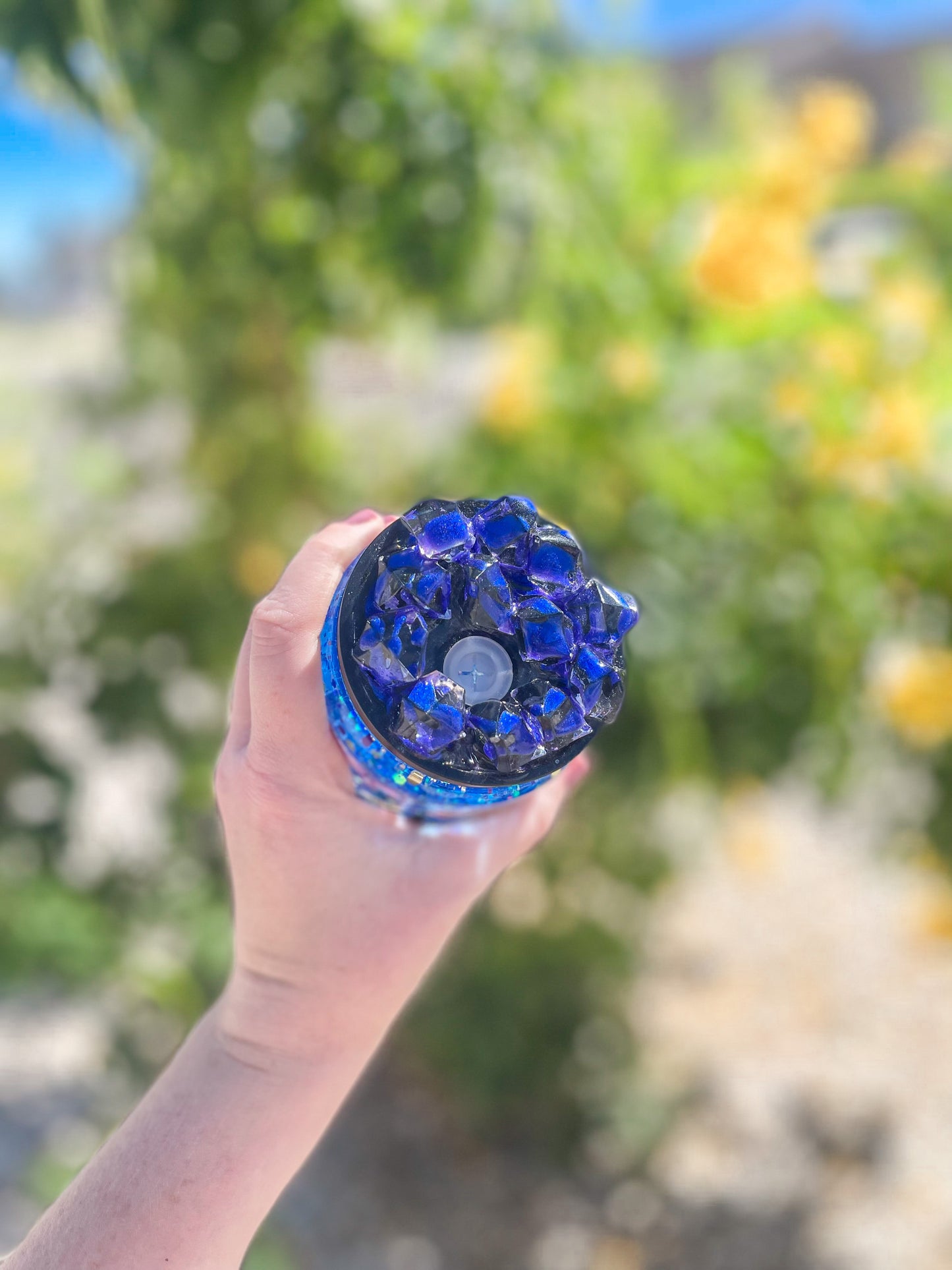 Fourth Wing snow globe tumbler - glass