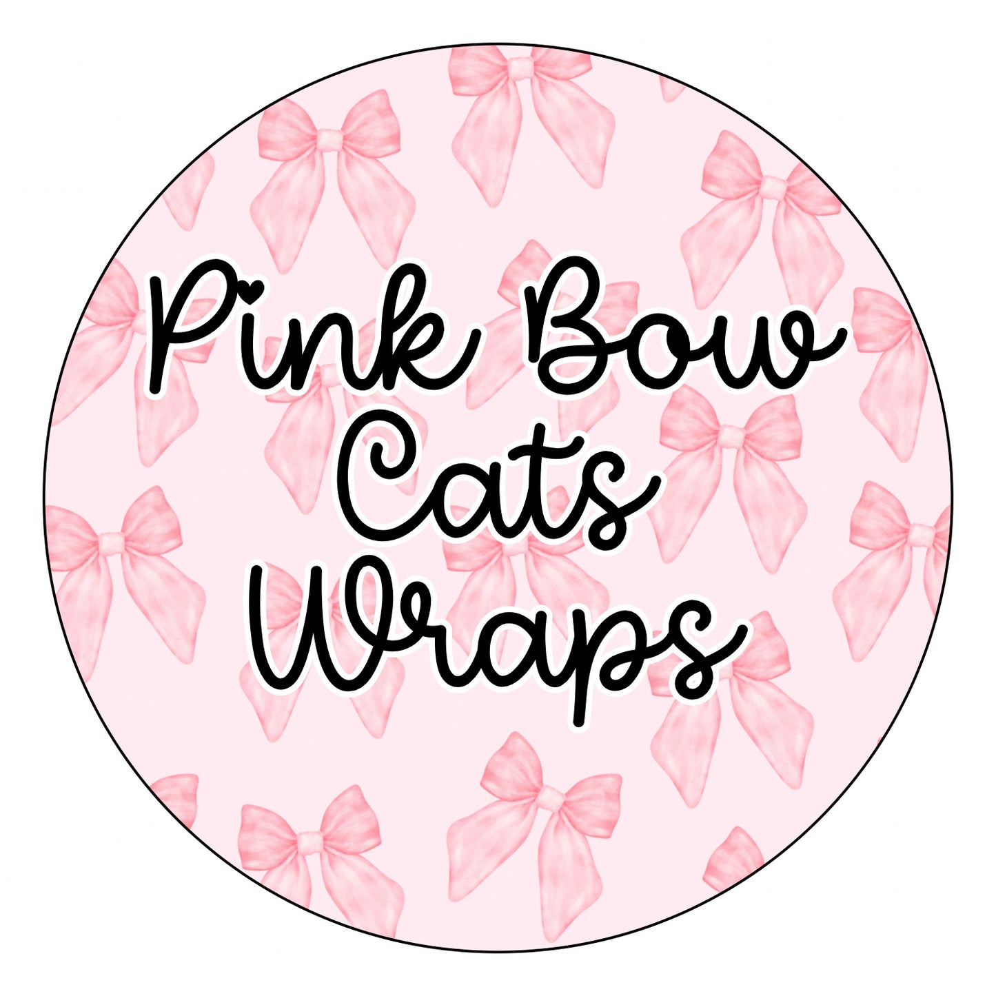 Pink Bow Cats Wraps