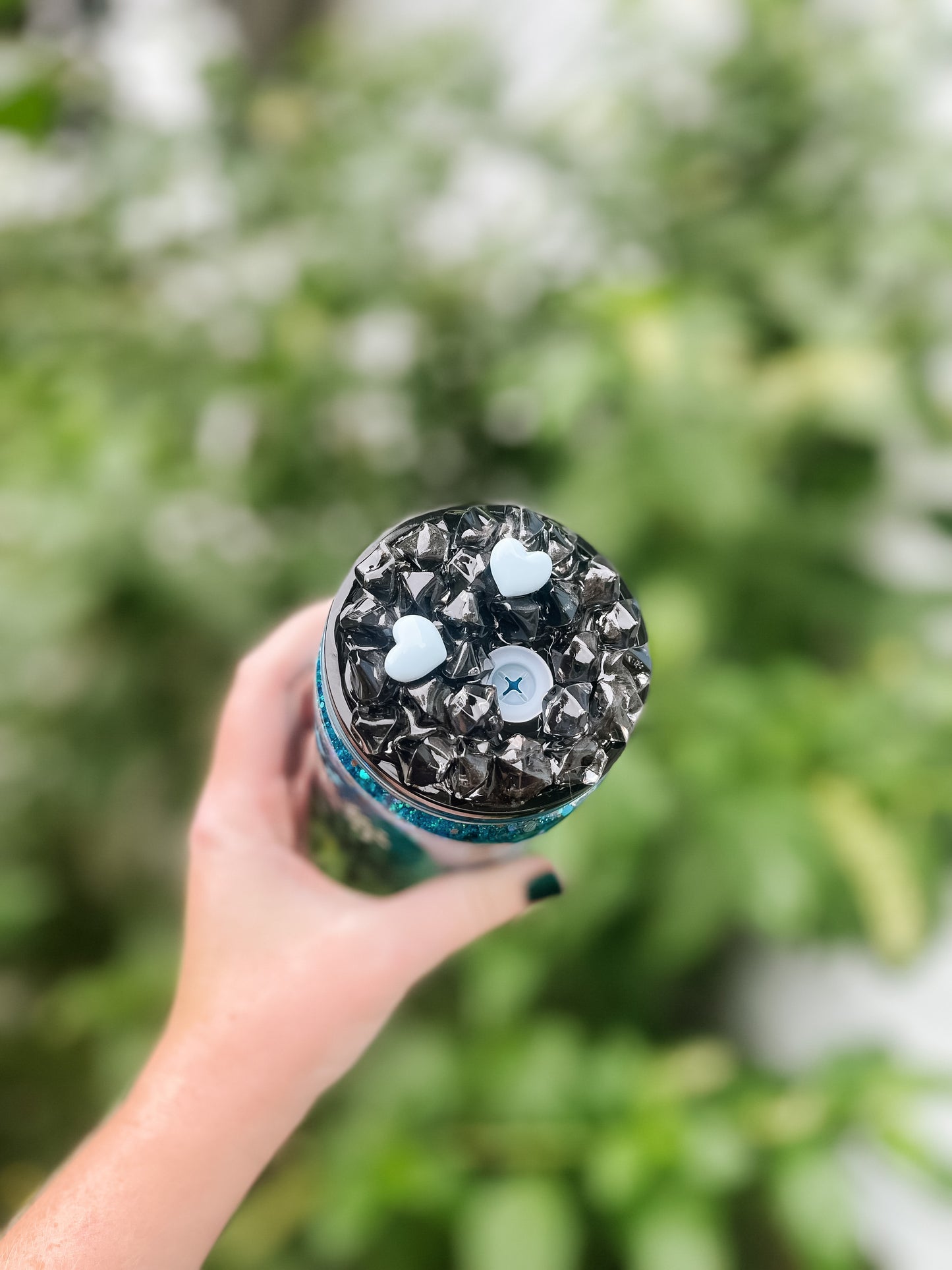 Boy Mom Era snow globe tumbler - plastic