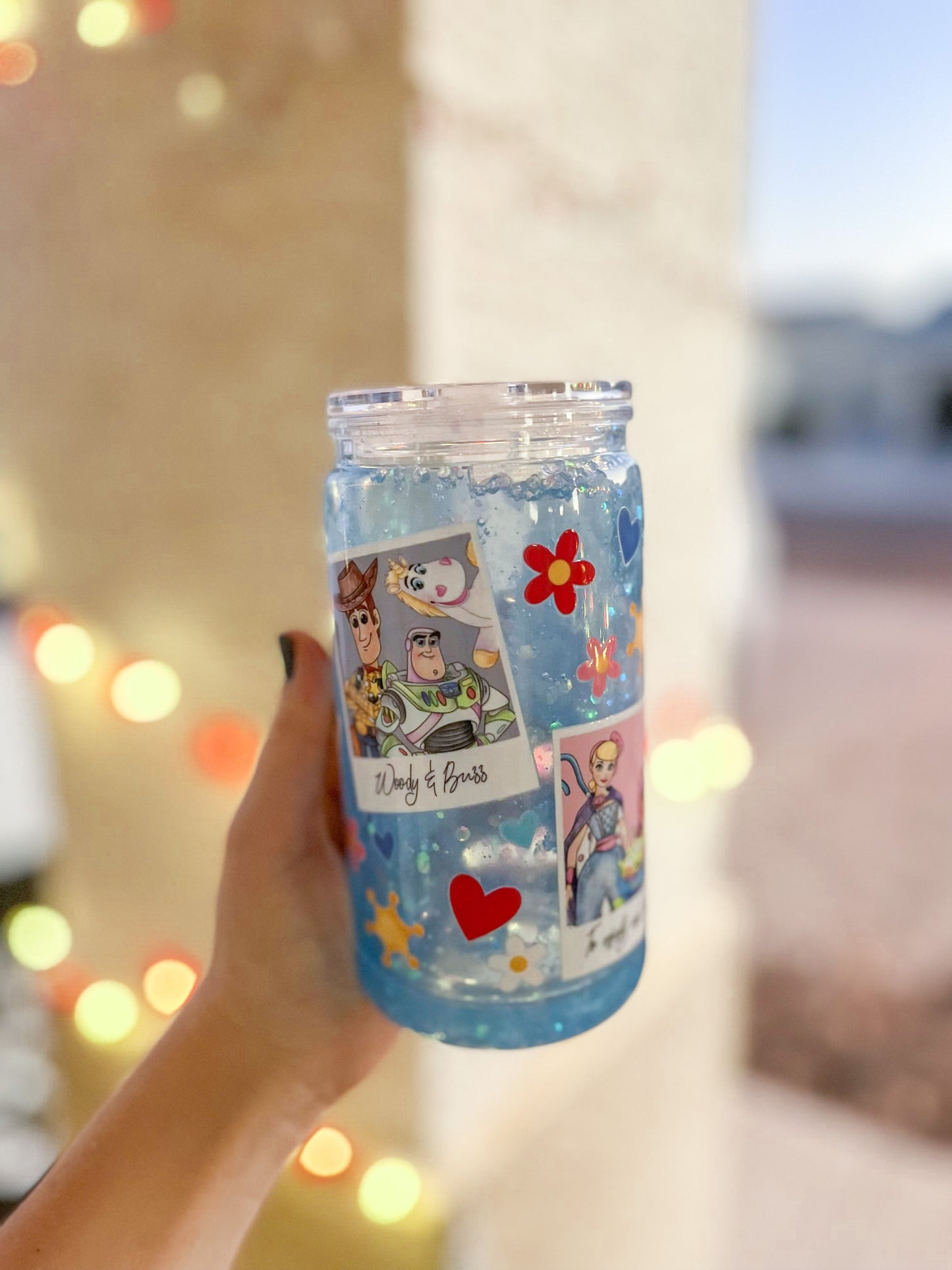 Toy Friends snow globe tumbler - acrylic