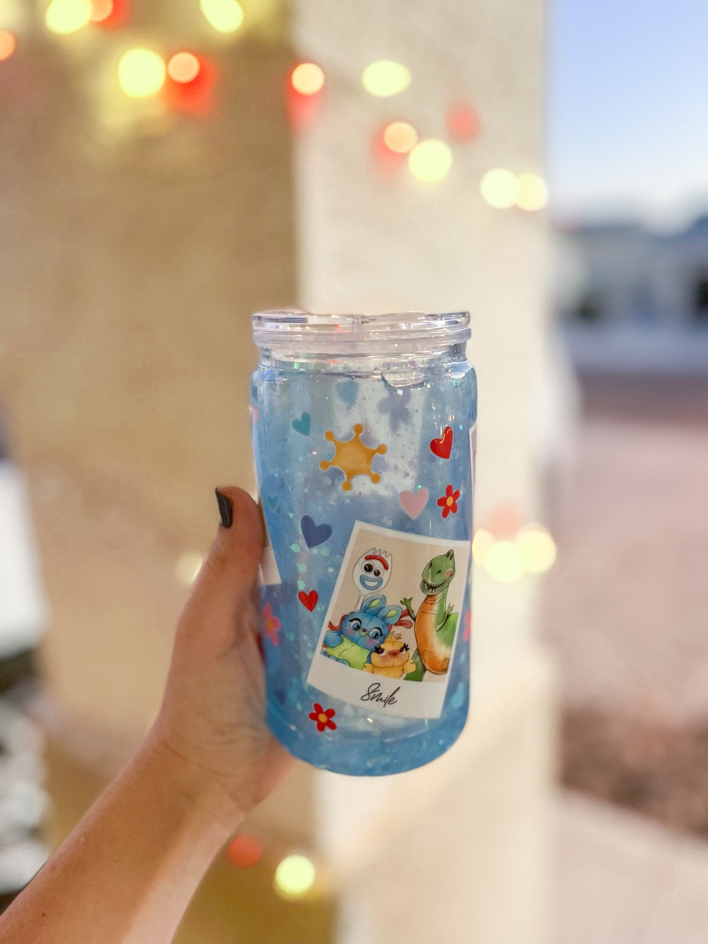 Toy Friends snow globe tumbler - acrylic